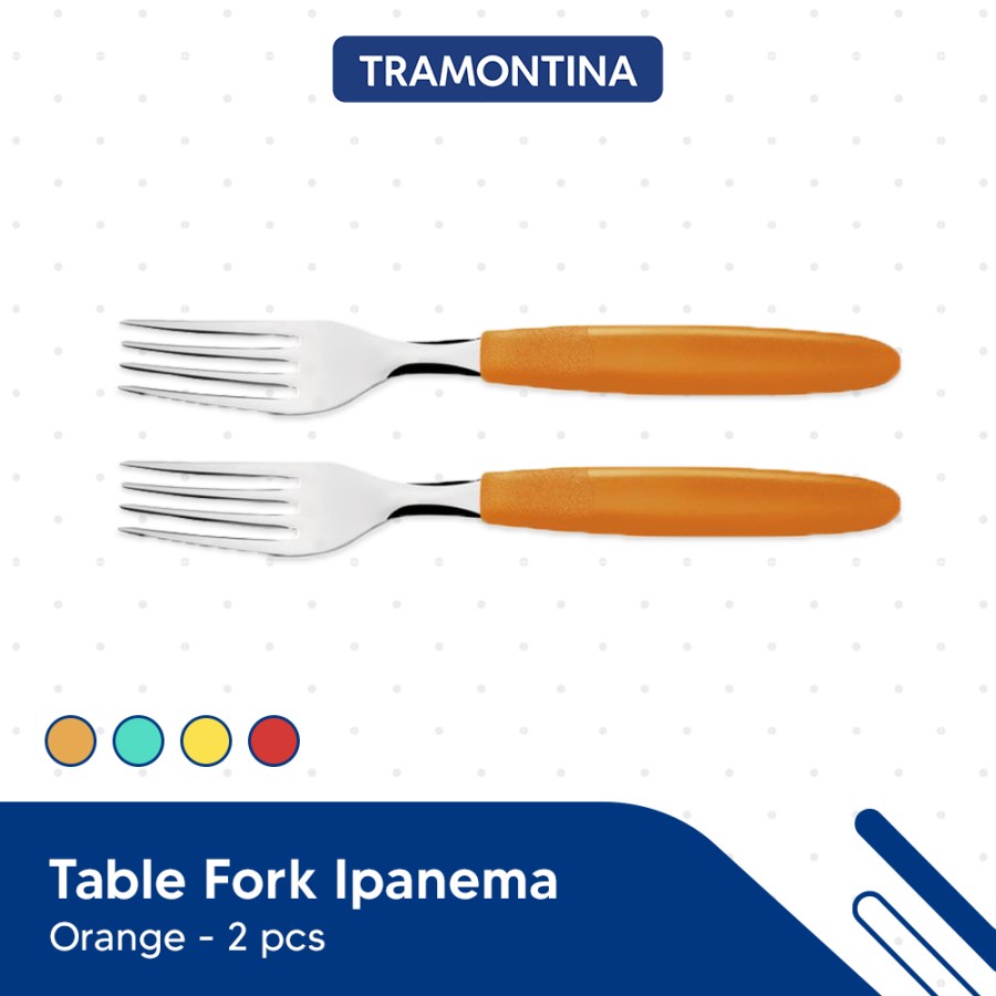 Tramontina - 2Pcs Table Forks Set Ipanema Orange